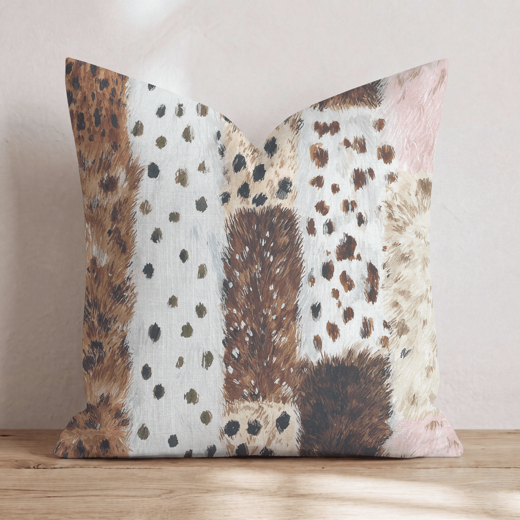 Fur Galore Throw Pillow - Hillcroft Home