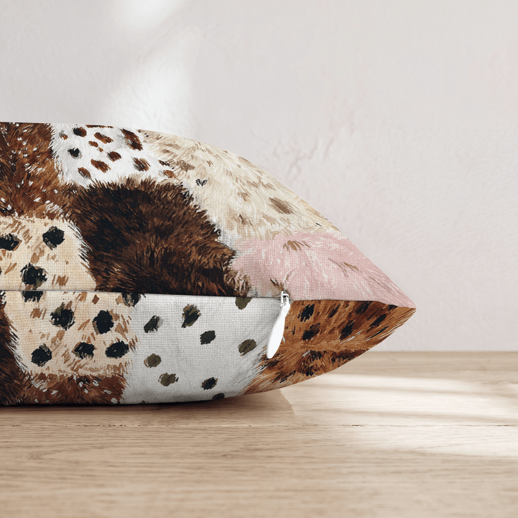 Fur Galore Throw Pillow - Hillcroft Home