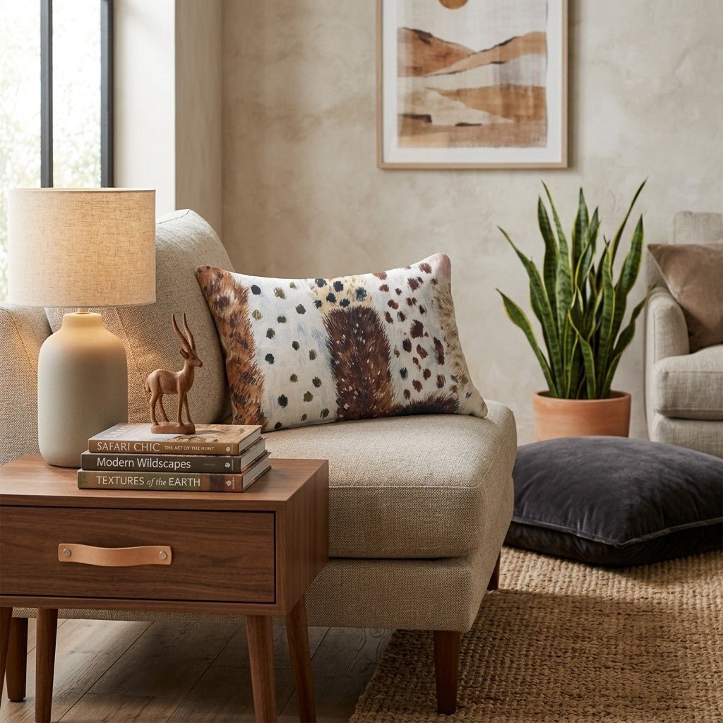 Fur Galore Throw Pillow - Hillcroft Home