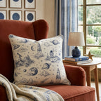 Galaxy Toile Throw Pillow - Hillcroft Home