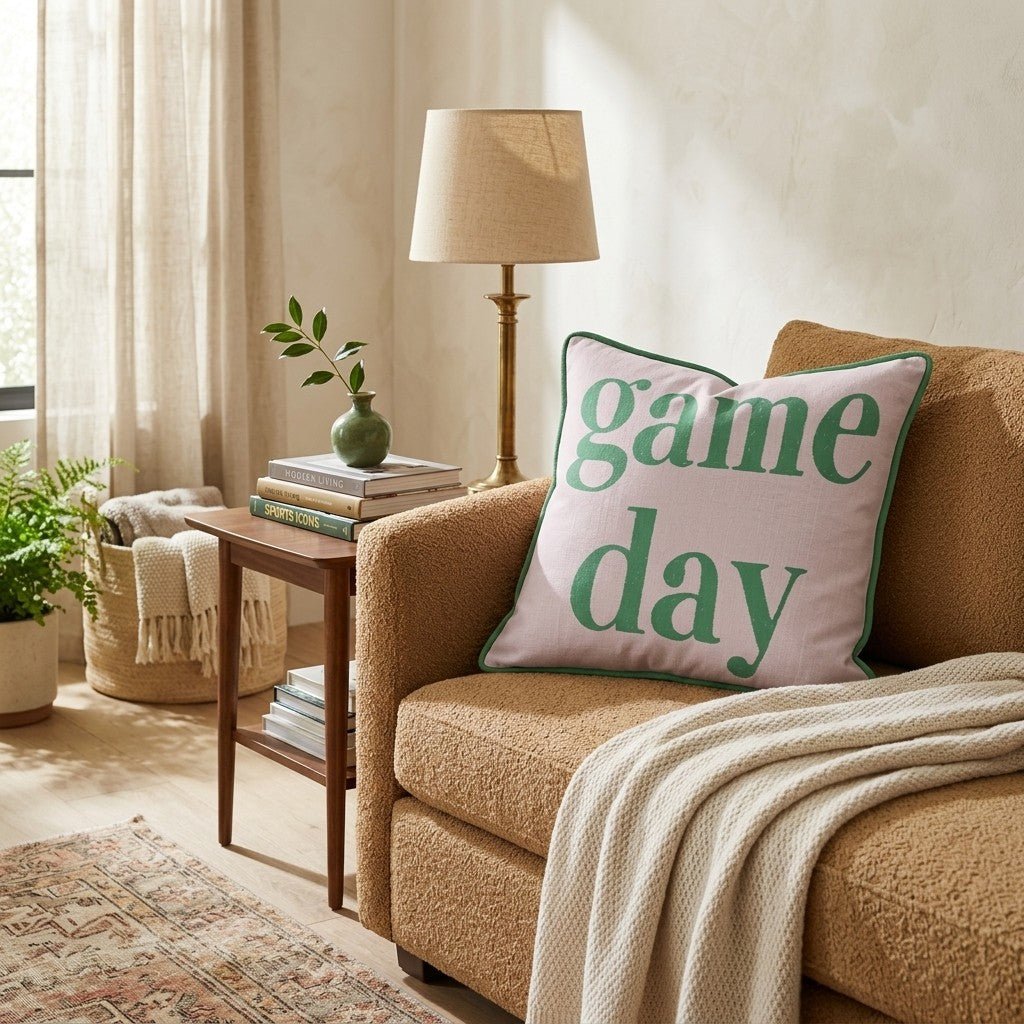 Game Day Throw Pillow - Hillcroft Home