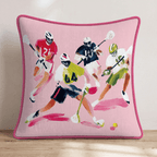 Game On Lacrosse Throw Pillow - Hillcroft Home