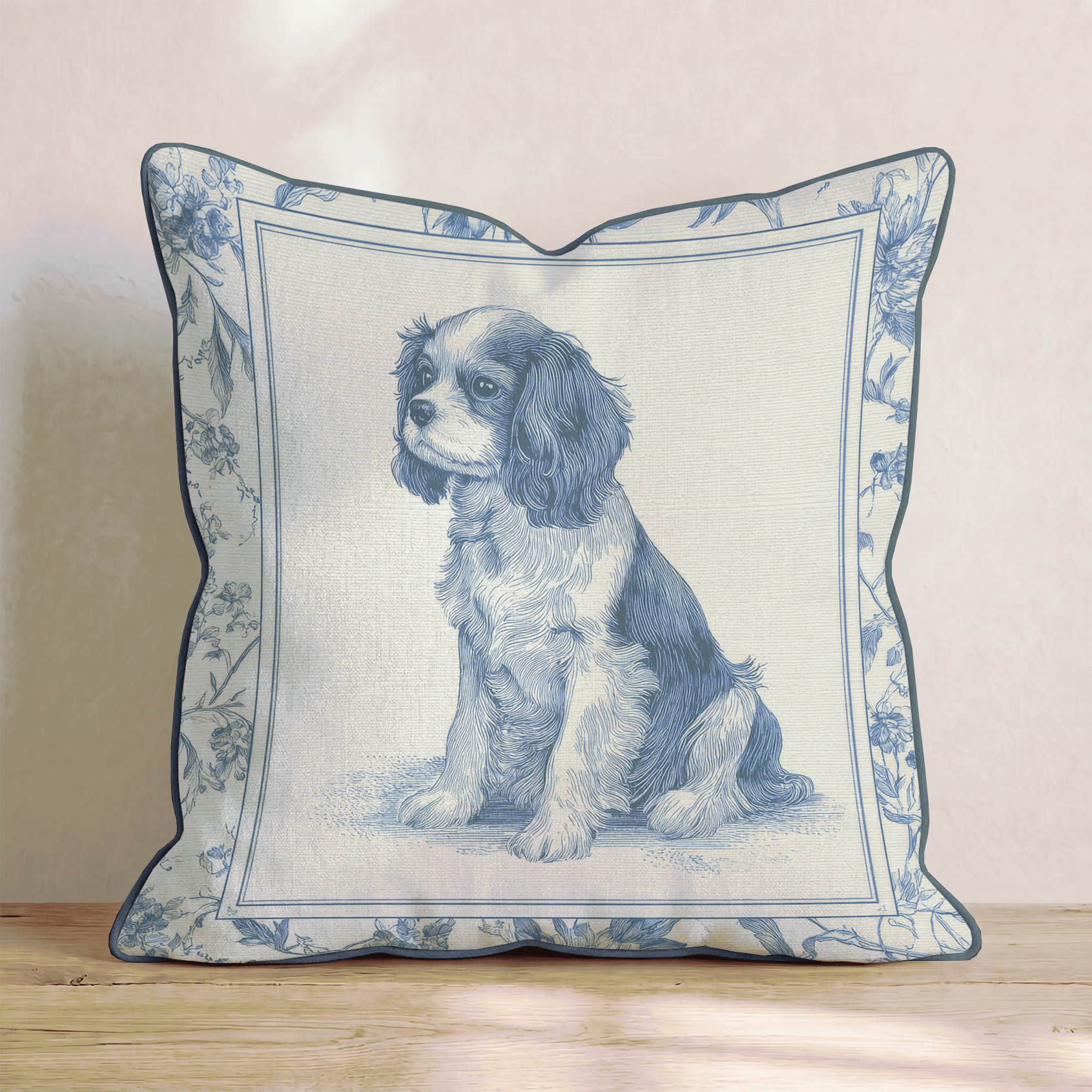 Garden Cavalier Throw Pillow - Hillcroft Home