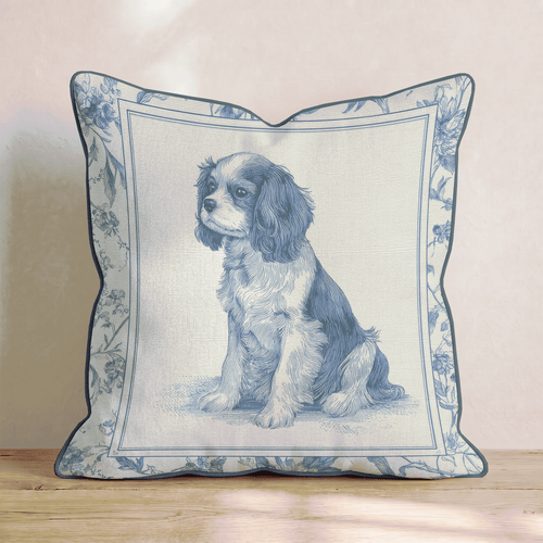 Garden Cavalier Throw Pillow - Hillcroft Home