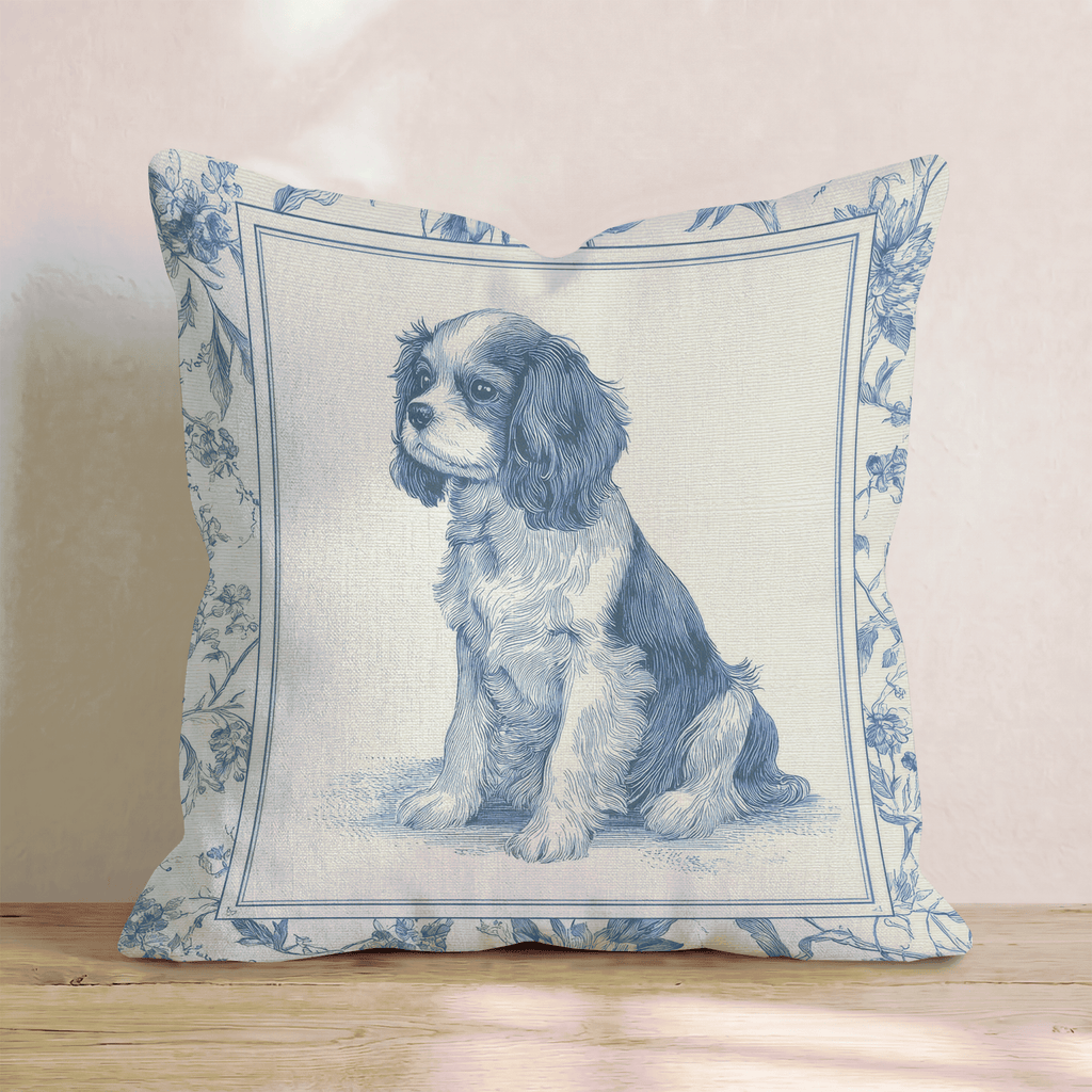 Garden Cavalier Throw Pillow - Hillcroft Home