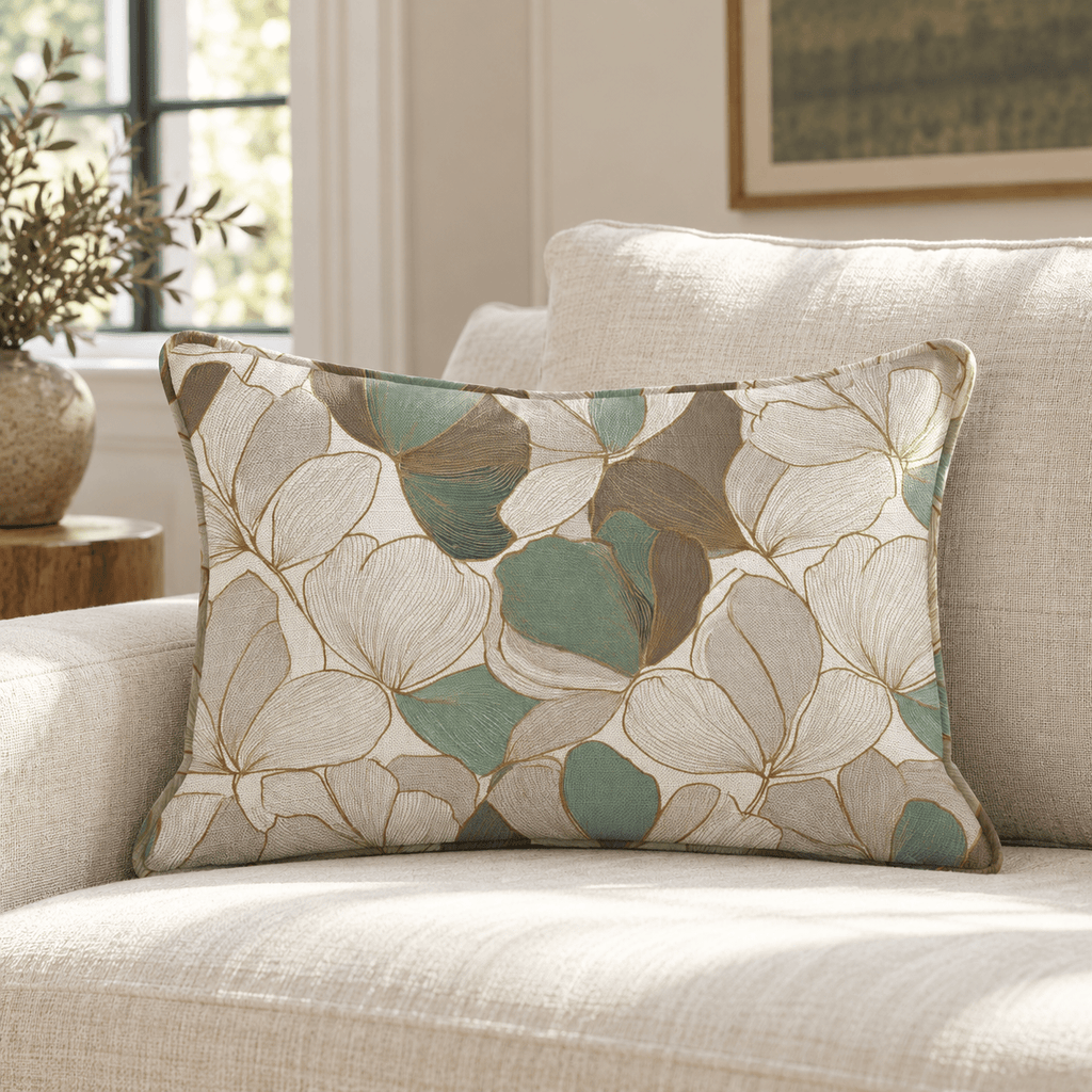 Garden Drift Throw Pillow throw pillow - Hillcroft Home