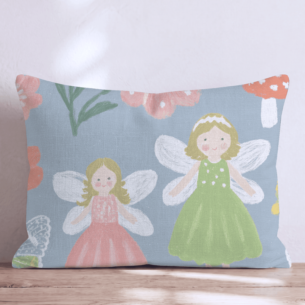 Garden Fairies Throw Pillow - Hillcroft Home