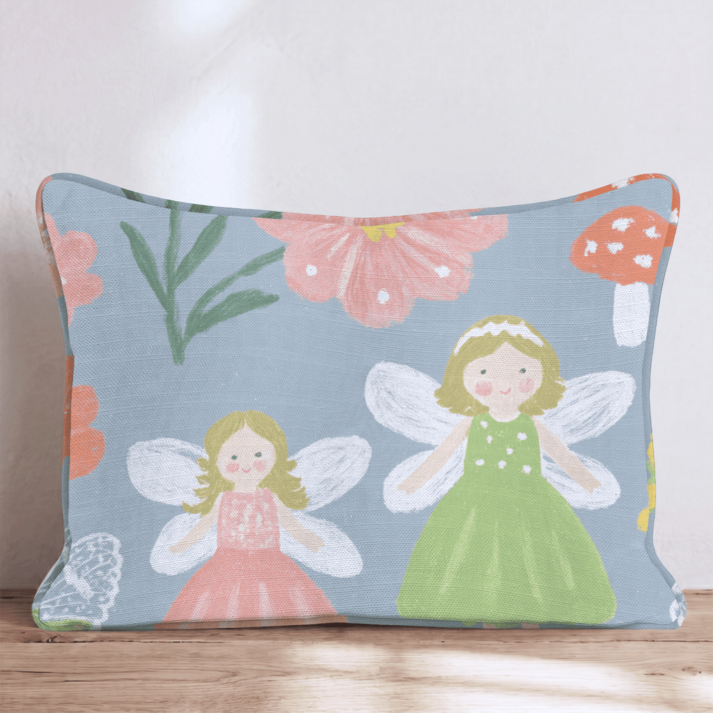 Garden Fairies Throw Pillow - Hillcroft Home