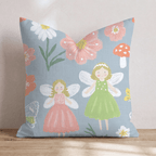 Garden Fairies Throw Pillow - Hillcroft Home