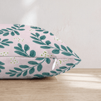 Garden Garland Throw Pillow - Hillcroft Home