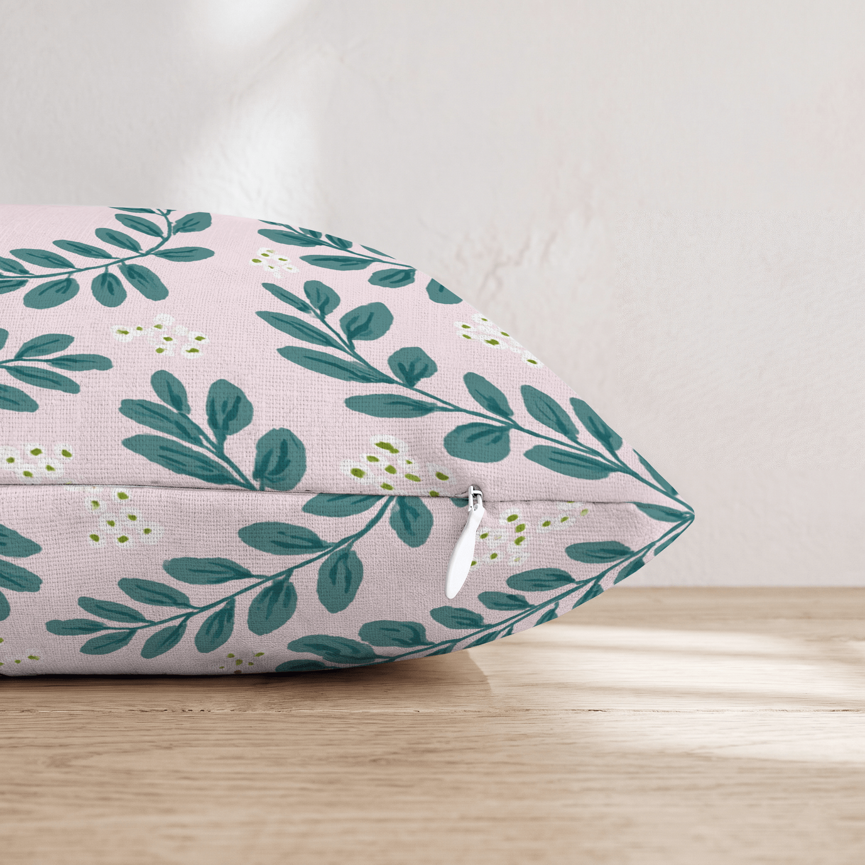 Garden Garland Throw Pillow - Hillcroft Home