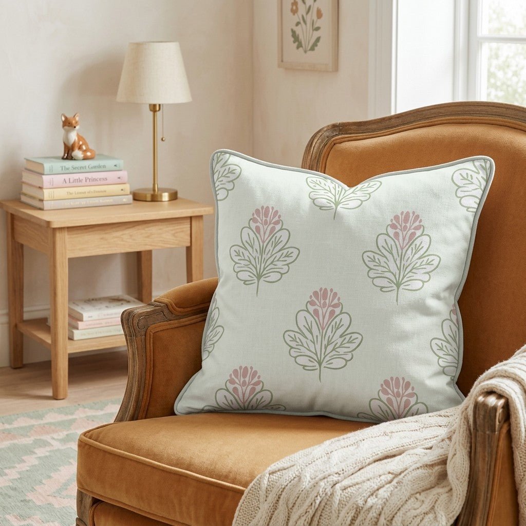 Garden of Sprouts Throw Pillow - Hillcroft Home