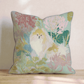 Garden Pom Throw Pillow - Hillcroft Home