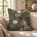 Garden Stroll Ochre Throw Pillow throw pillow - Hillcroft Home