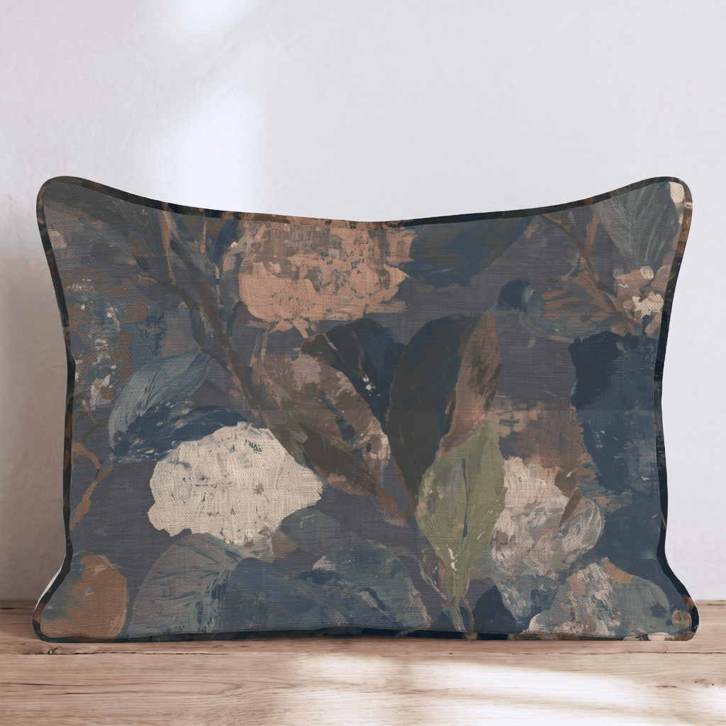 Garden Stroll Ochre Throw Pillow throw pillow - Hillcroft Home