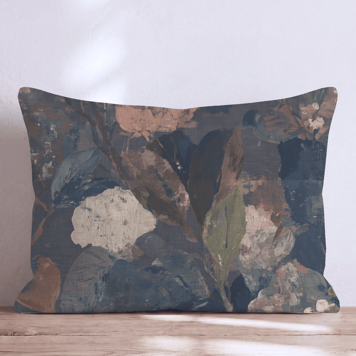 Garden Stroll Ochre Throw Pillow throw pillow - Hillcroft Home