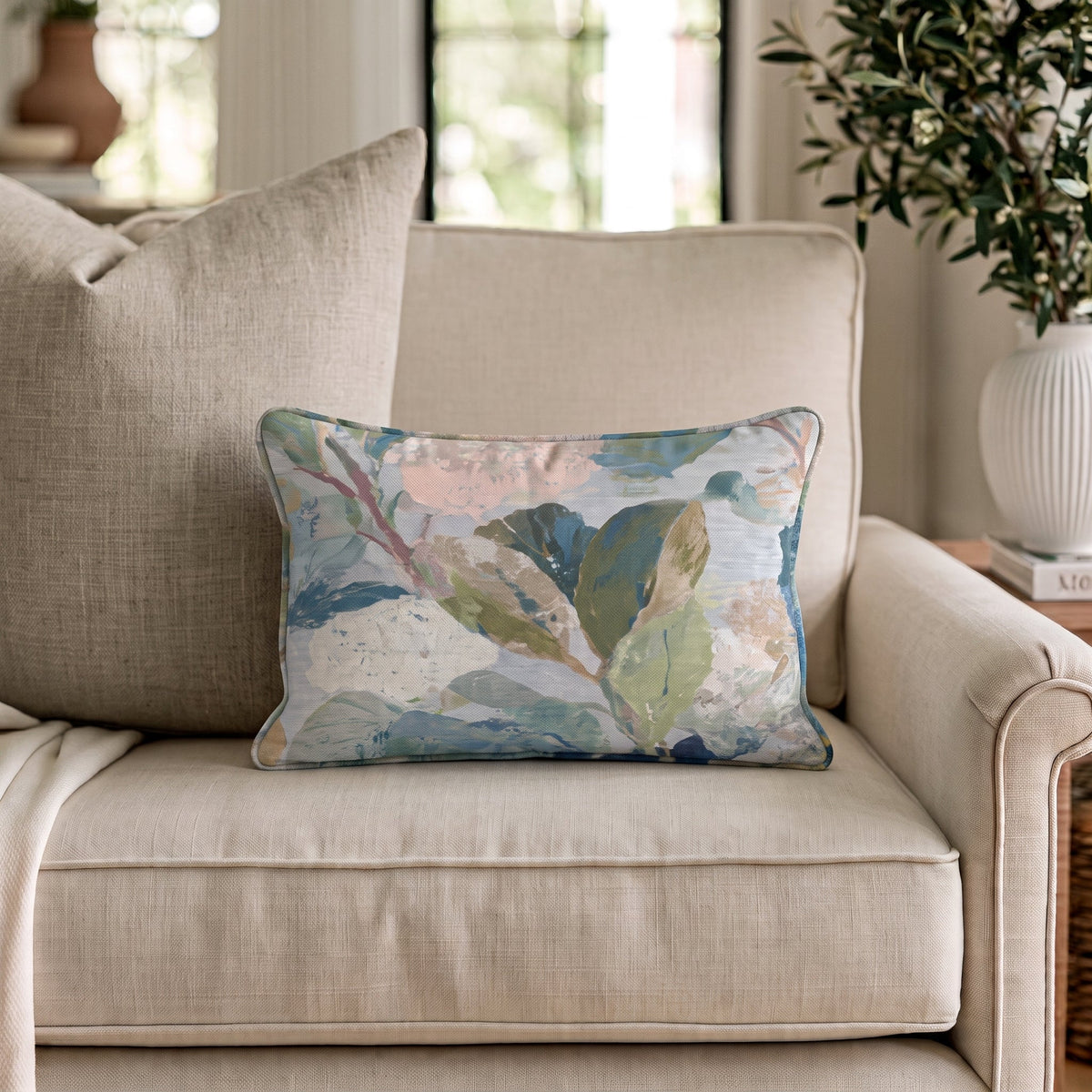Garden Stroll Throw Pillow throw pillow - Hillcroft Home
