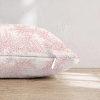 Garden Toile Throw Pillow - Hillcroft Home