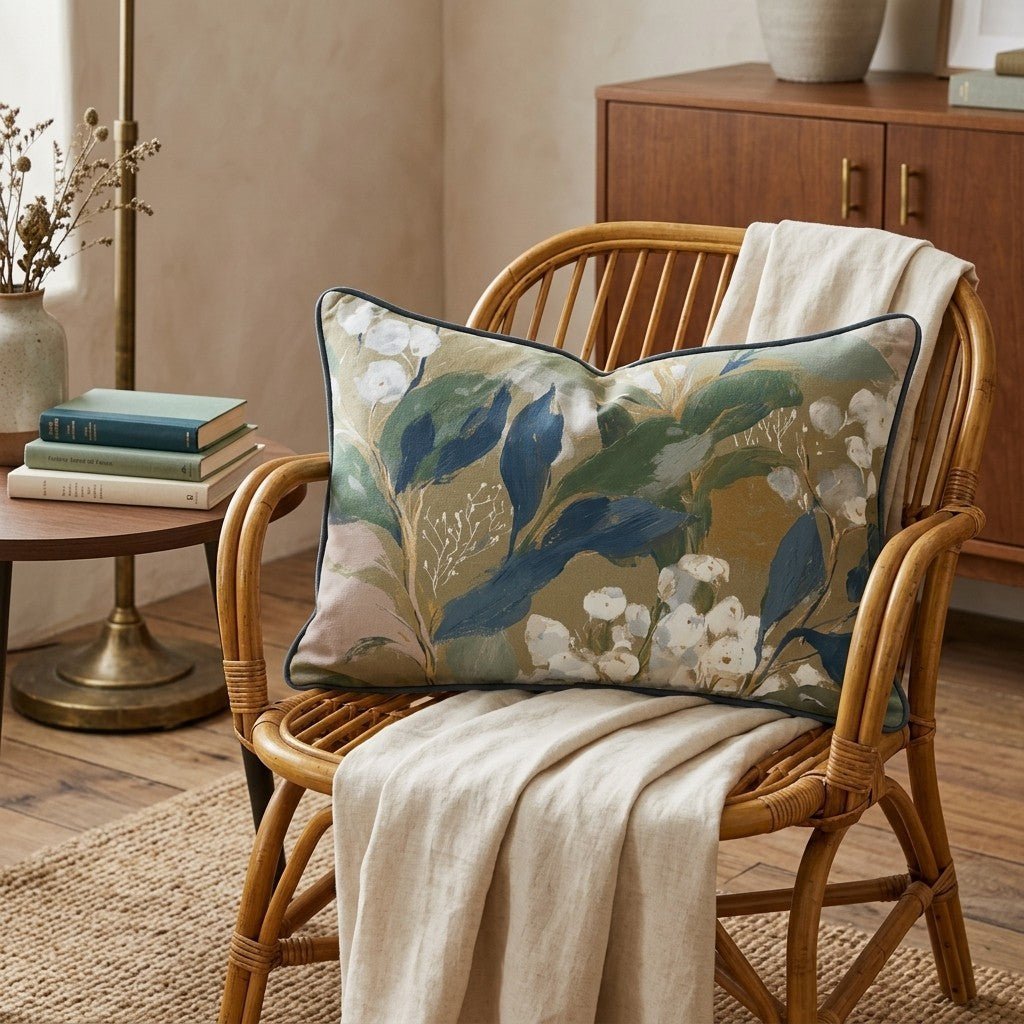 Garden Walk Throw Pillow - Hillcroft Home