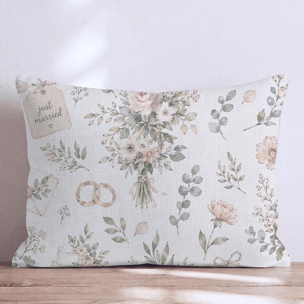 Garden Wedding Throw Pillow - Hillcroft Home