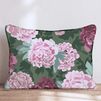 Gardenia Peonies Throw Pillow - Hillcroft Home