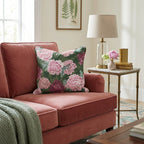 Gardenia Peonies Throw Pillow - Hillcroft Home