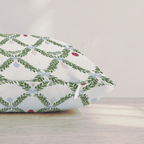 Garland Gala Throw Pillow throw pillow - Hillcroft Home