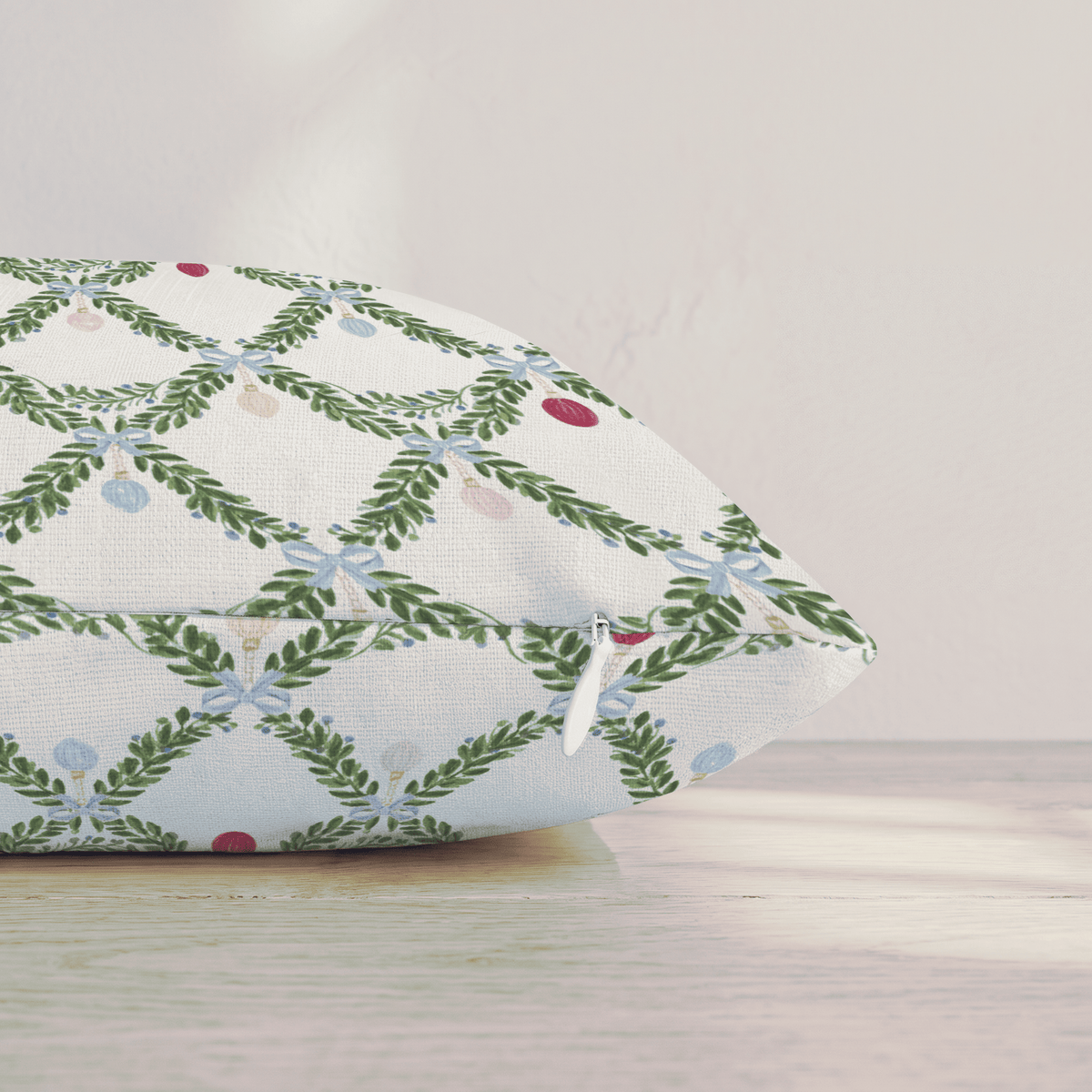 Garland Gala Throw Pillow throw pillow - Hillcroft Home