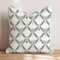 Garland Gala Throw Pillow throw pillow - Hillcroft Home
