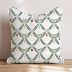 Garland Gala Throw Pillow throw pillow - Hillcroft Home