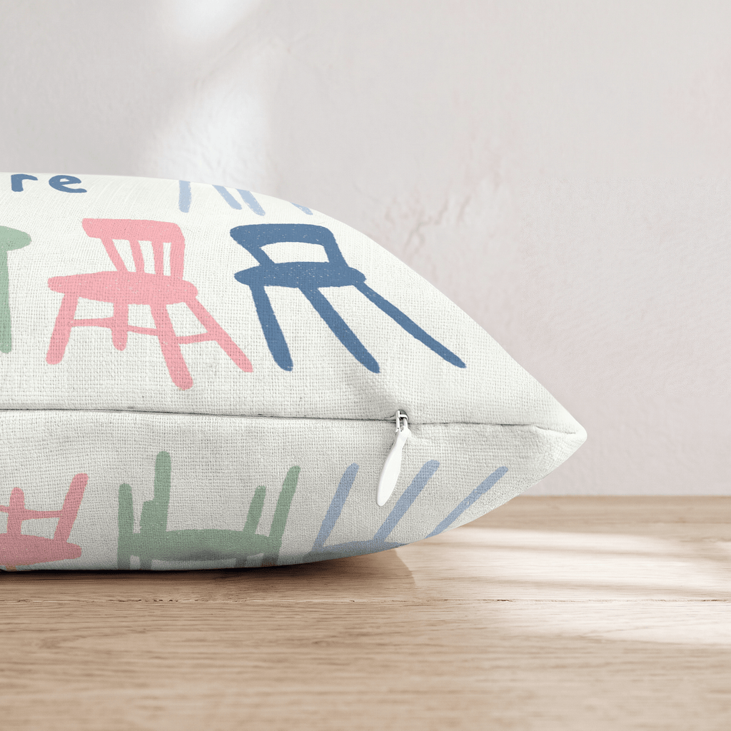 Gather Here Throw Pillow - Hillcroft Home