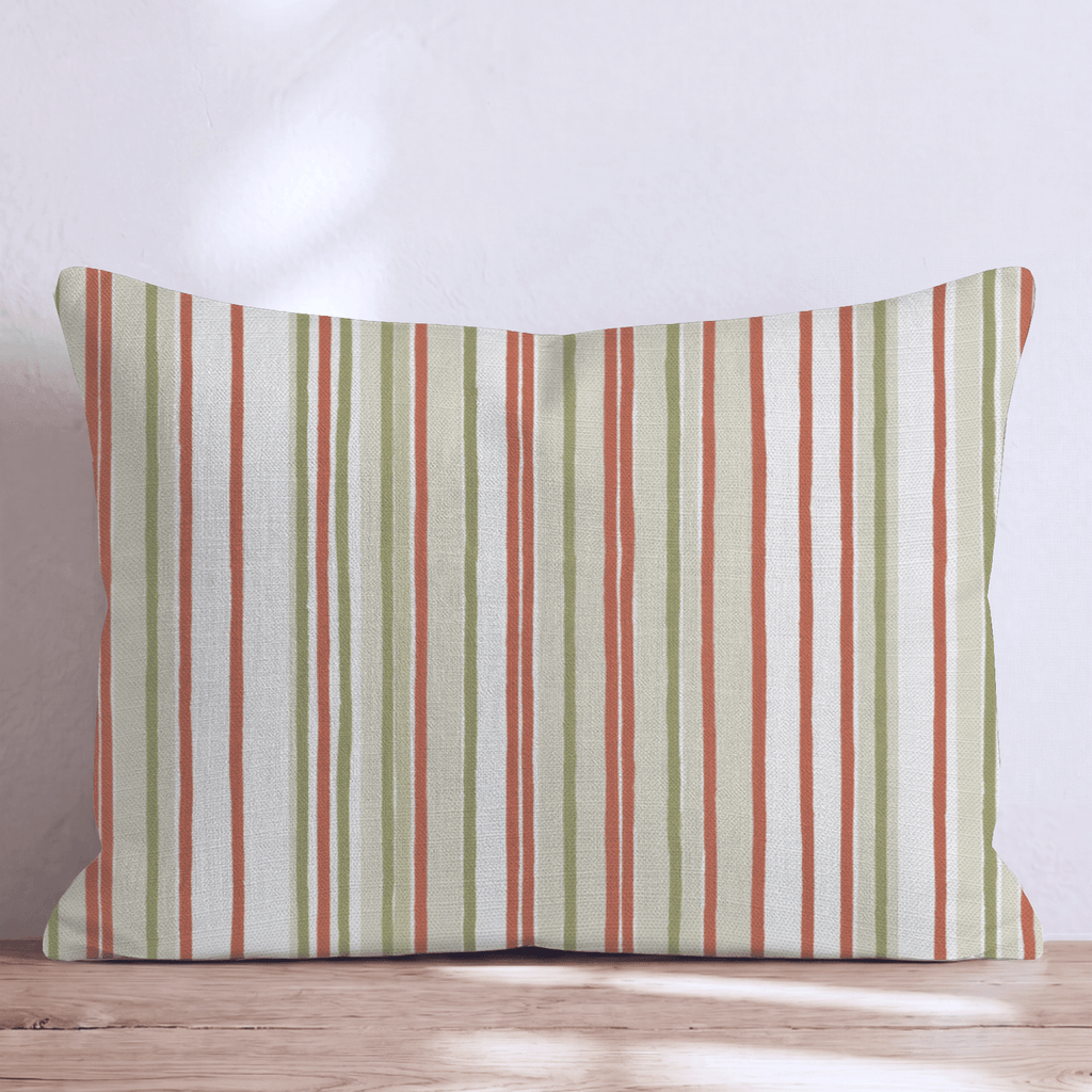 Gathere Here Stripes Throw Pillow - Hillcroft Home