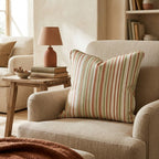 Gathere Here Stripes Throw Pillow - Hillcroft Home