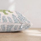 Gator Garden Throw Pillow - Hillcroft Home