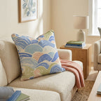 Gentle Waves Throw Pillow - Hillcroft Home
