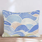Gentle Waves Throw Pillow - Hillcroft Home