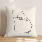 Georgia Home Throw Pillow - Hillcroft Home