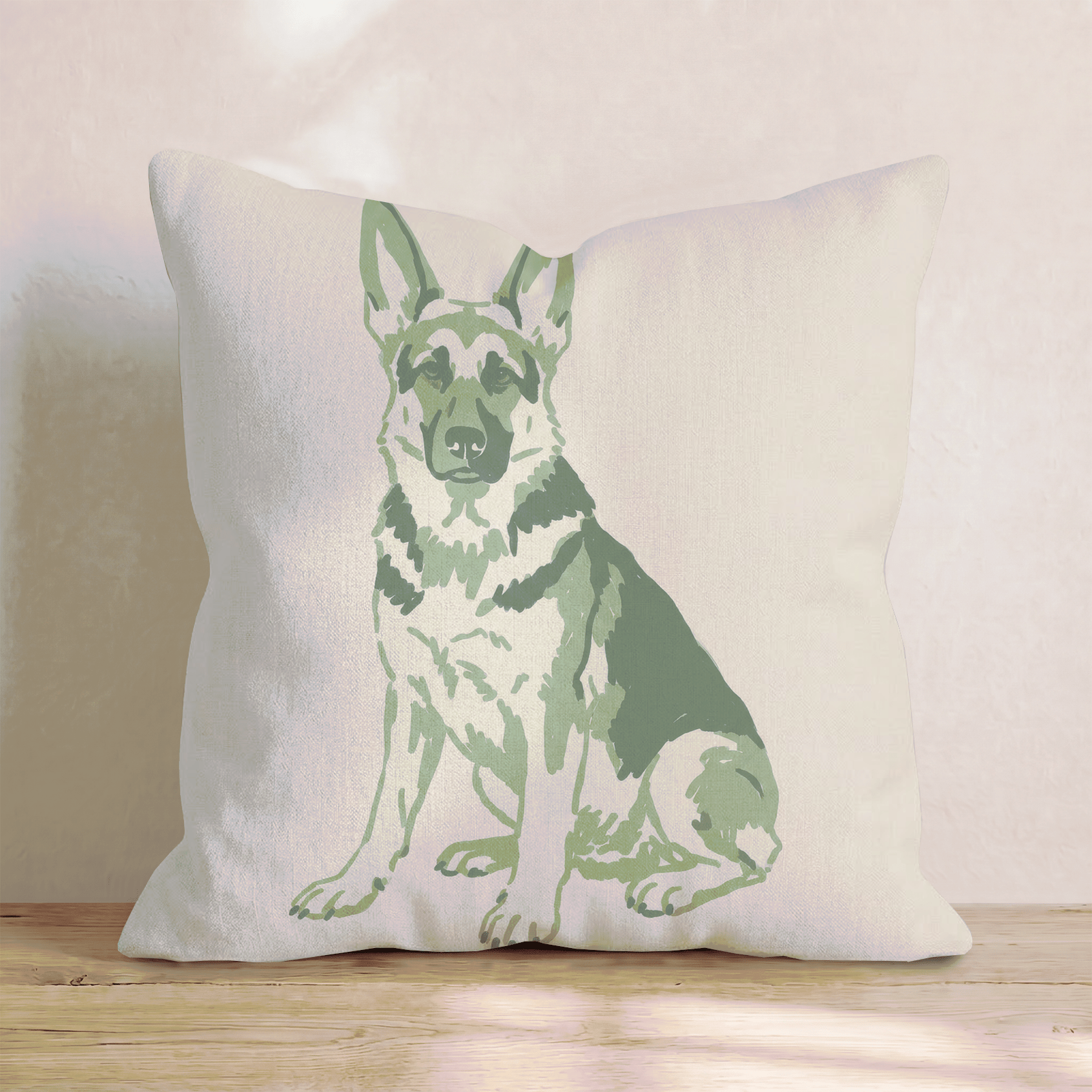 German Shepherd Throw Pillow - Hillcroft Home