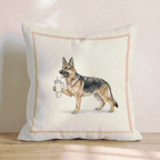 German Shepherd Tumbler Throw Pillow - Hillcroft Home