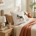 German Shepherd Tumbler Throw Pillow - Hillcroft Home