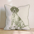 German Shorthaired Pointer_ Throw Pillow - Hillcroft Home