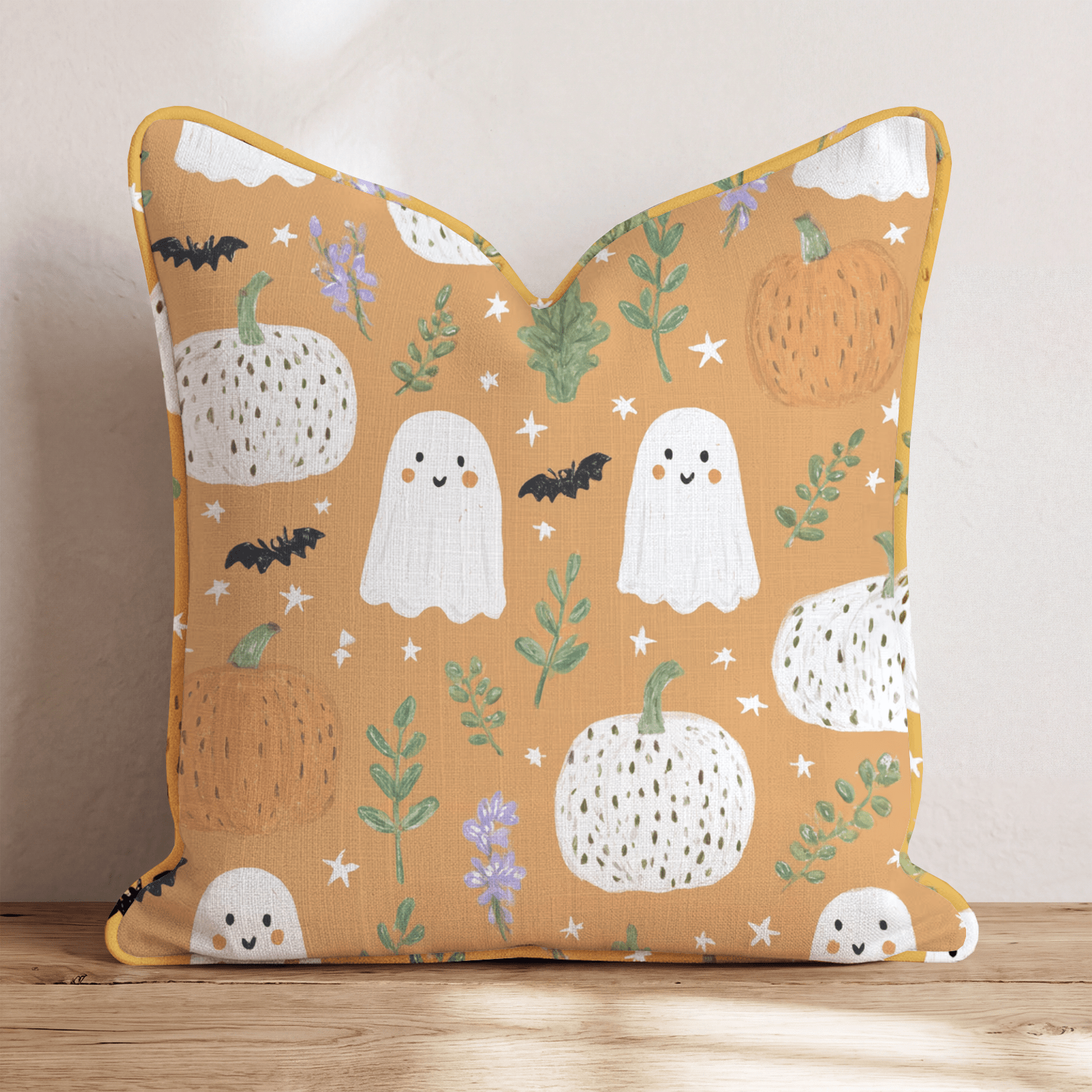 Ghost Club Throw Pillow - Hillcroft Home