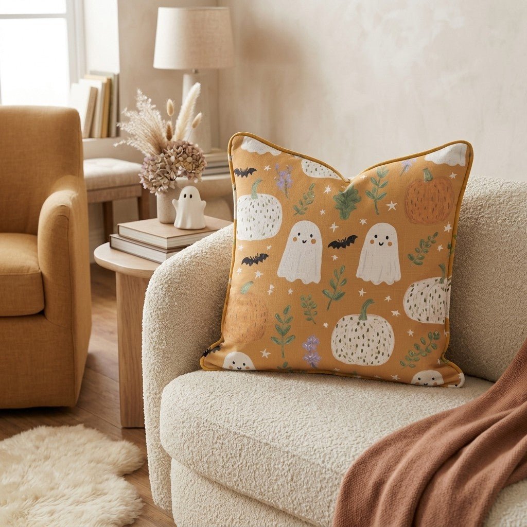 Ghost Club Throw Pillow - Hillcroft Home
