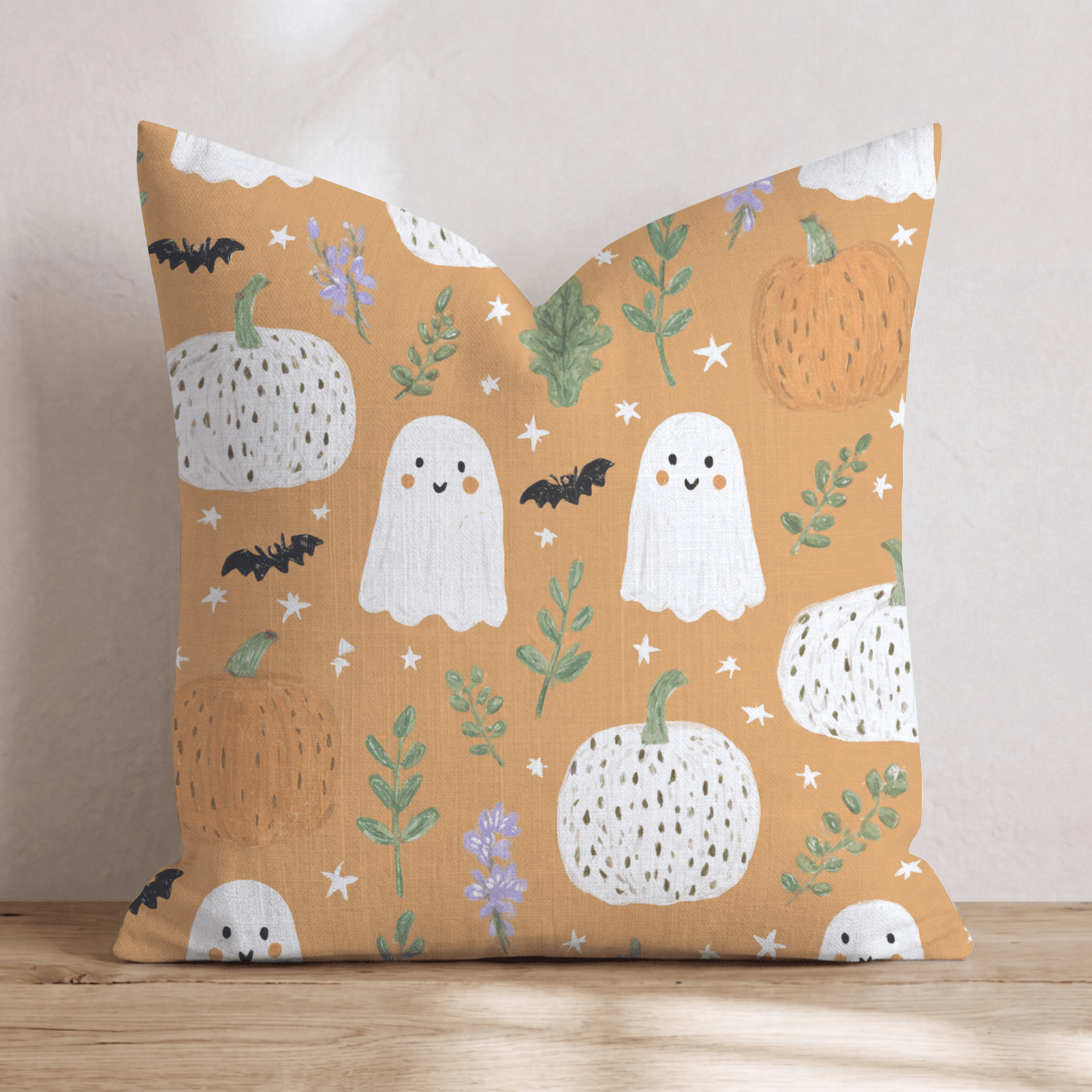 Ghost Club Throw Pillow - Hillcroft Home