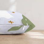 Ghost Leaves Lavender Throw Pillow - Hillcroft Home