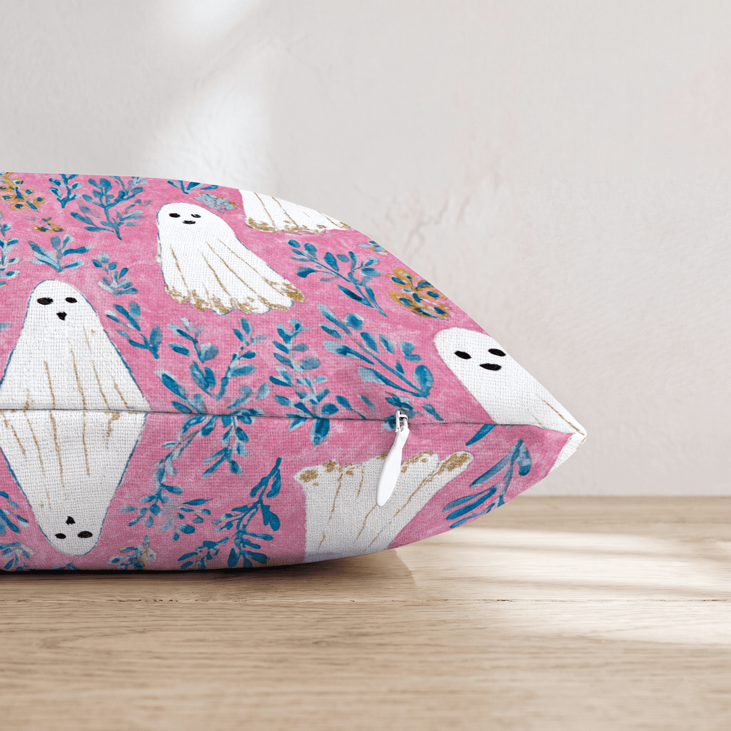 Ghost Toile Throw Pillow - Hillcroft Home