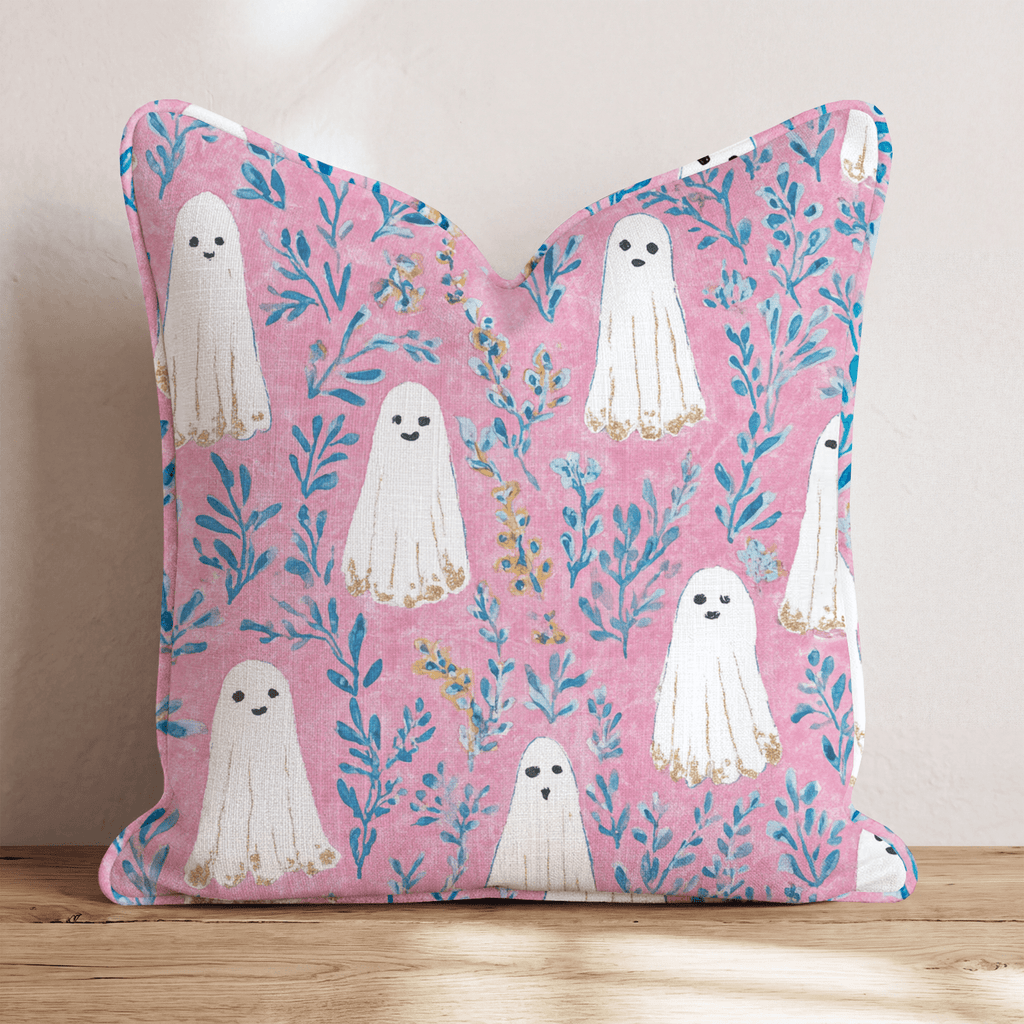 Ghost Toile Throw Pillow - Hillcroft Home