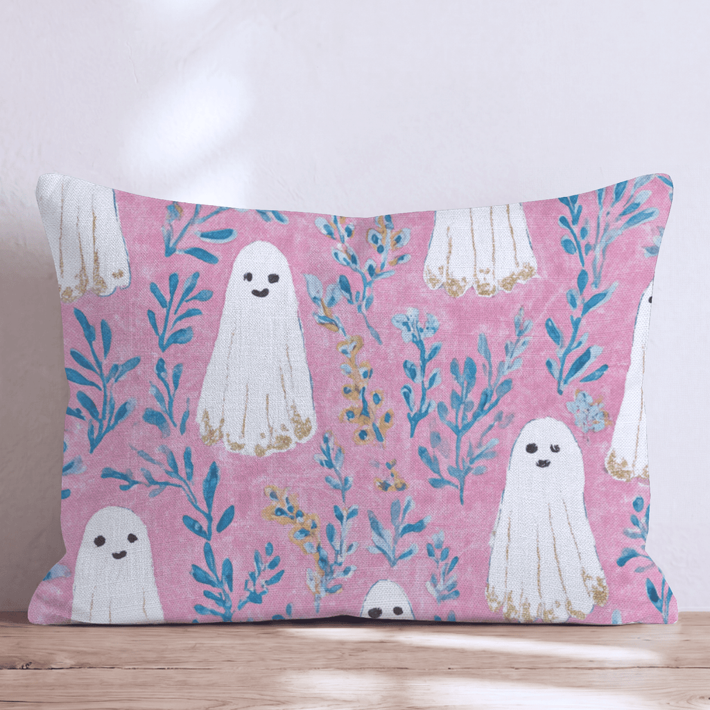 Ghost Toile Throw Pillow - Hillcroft Home