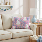 Ghost Toile Throw Pillow - Hillcroft Home