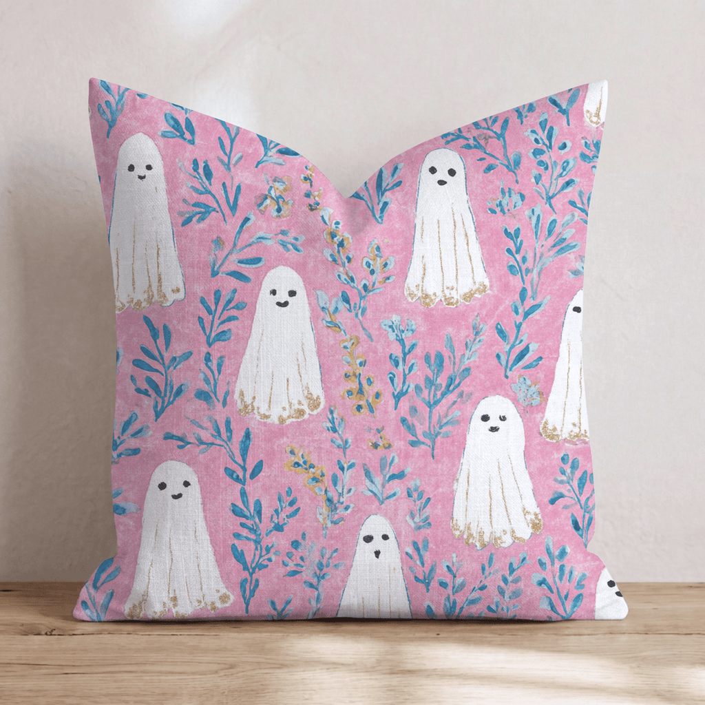Ghost Toile Throw Pillow - Hillcroft Home
